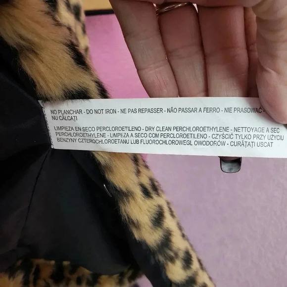 Stradivarius Cheetah/Leopard Print Faux Fur Coat - Picture 5 of 5